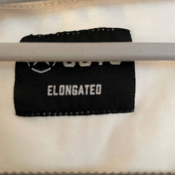 Cuts Clothing elongated tee-white - Picture 3 of 4